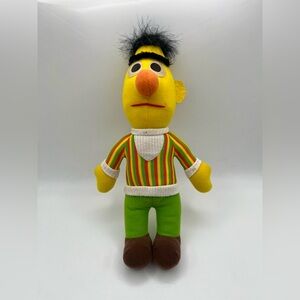 VTG 70s Bert Stuffed Knickerbocker Sesame Street Plush Toy 13” Doll Mid Century